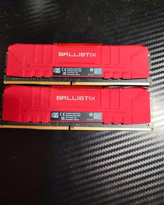 ramo crucial ballistic rosse  3600mhz