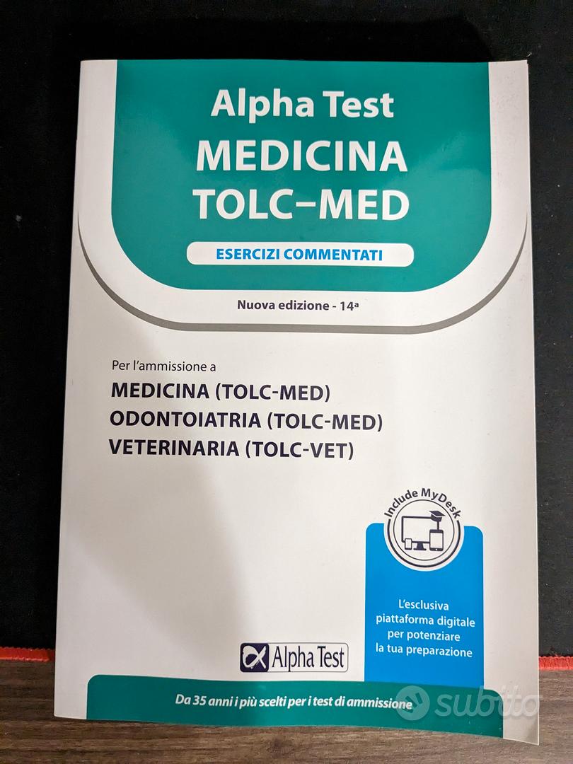 Kit Alpha test TOLC-MED TOLC-VET edizione 2023/24 - Libri e Riviste In  vendita a Salerno