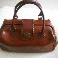 Borsa bauletto donna, vintage, Genuine Leather Mad