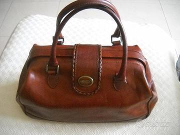 Borsa bauletto donna, vintage, Genuine Leather Mad