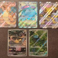 Pokemon 151 Charizard, venusaur, alakazam