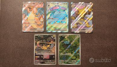 Pokemon 151 Charizard, venusaur, alakazam