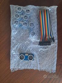 Sensore ultrasuoni HC-SR04 + cavetti jumper Arduin
