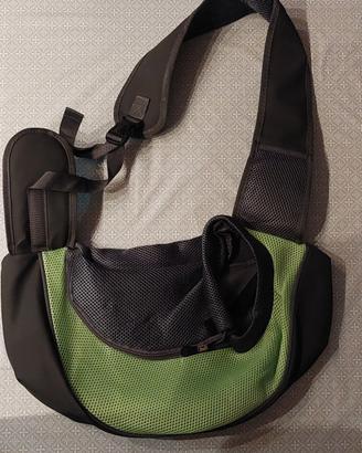 Trasportino a tracolla/marsupio cane o gatto picco