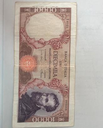 Lotto 15 banconote 10000 lire anni 60