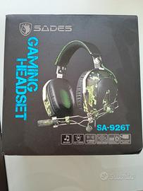 cuffie gaming con microfono 