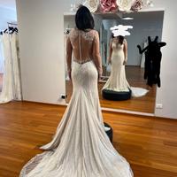 ABITO DA SPOSA A SIRENA ROMANTICO