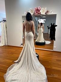 ABITO DA SPOSA A SIRENA ROMANTICO