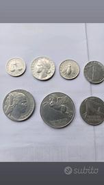 monete italia anni  50 60 70 