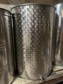 Contenitori acciaio per olio o vino da 400L e 500L