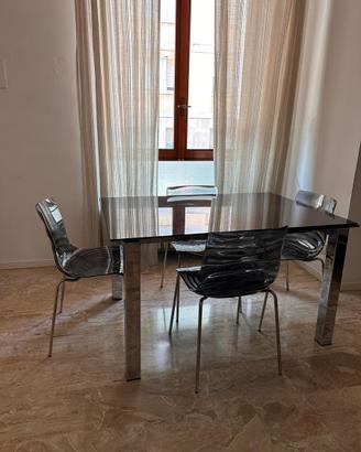 Calligaris Tavolo Omnia + 4 sedie L’Eau