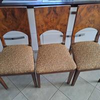 Sedie in radica rifoderate