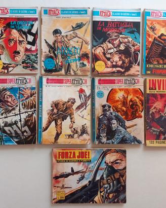 9 fumetti genere guerra anni 1966/1970