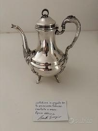 Caffettiera argento del 1870 circa