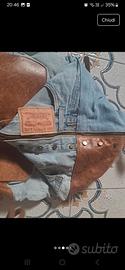 zaino jeans levis e pelle 