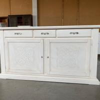 Credenza in legno nuova bianca