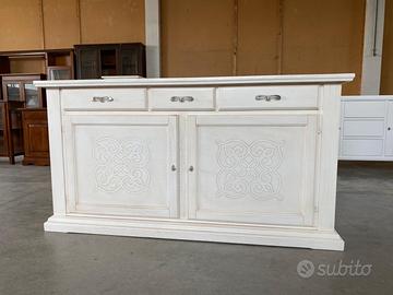 Credenza in legno nuova bianca