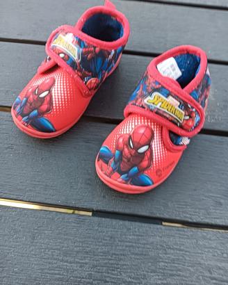 Pantofole bimbo Spiderman taglia 23 