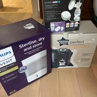 Sterilizzatore+tiralatte+perfect prep