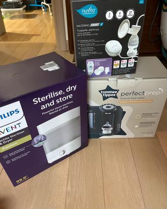 Sterilizzatore+tiralatte+perfect prep