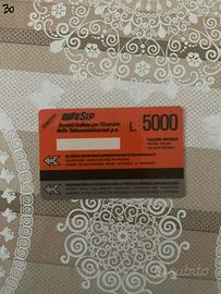 Scheda telefonica urmet rossa