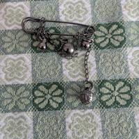 Spilla da balia vintage in metallo