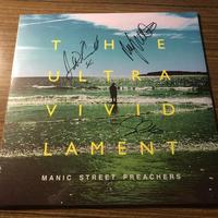 AUTOGRAFATO MANIC STREET PREACHERS THE ULTRA vinyl