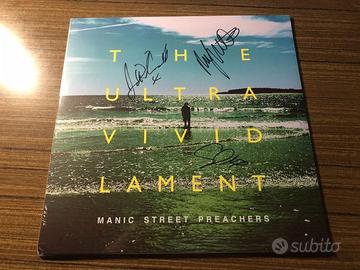 AUTOGRAFATO MANIC STREET PREACHERS THE ULTRA vinyl