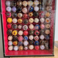 teca con tappi champagne