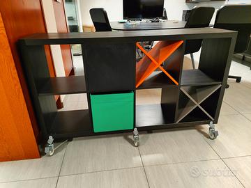 Scaffale ruotato IKEA Kallax 8 scomparti