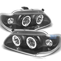 FARI PER RENAULT MEGANE 96-99 ANGEL EYES FONDO NER