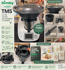     Bimby TM5 con Varoma, accessori e ricettari