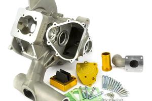 Carter motore Pinasco Slave x8 Con lamellare Vespa