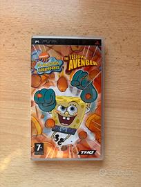 PSP game Spongebob Squarepants The Yellow Avenger
