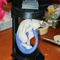 MewTwo 3D  in PLA + Resina 