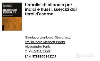 L'analisi di bilancio per indici e flussi.
