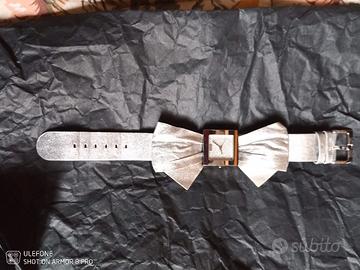 MOSCHINO orologio color argento