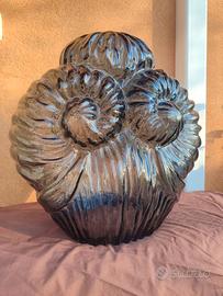 2 Lampade vetro Murano Mazzega Nautilus