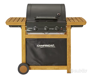 Barbecue  CAMPIGAZ Adelaide 3 Woody L Dual Gas BBQ