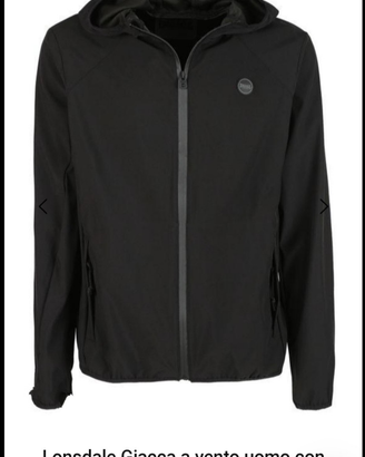 LONSDALE Giacca a vento uomo con cappuccio e full