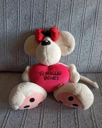 Peluche da collezione Diddlina Diddl con cuore