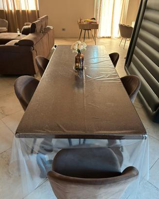 Tavolo Fratino a cavalletto sostenuto