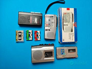 dittafono registratore voce a cassette  RIPARARE