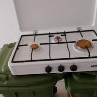 fornello a gas tre fuochi 