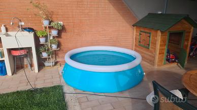 Piscina bambini ad anello con pompa di filtraggio