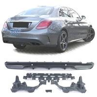 DIFFUSORE MERCEDES CLASSE C W205 AMG 15-21 LOOK C6