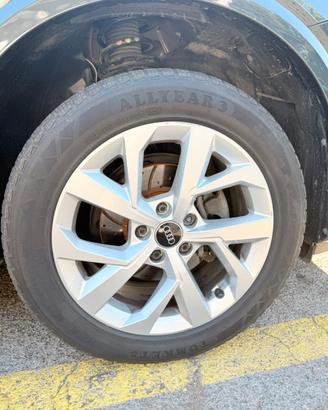 Cerchi Audi 17 “ + Gomme 215 55 17 98v 4stagioni