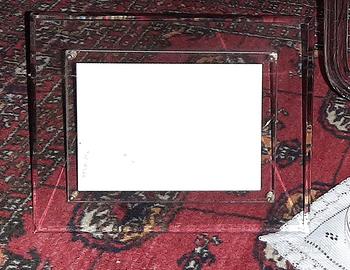 PORTARITRATTI trasparente in plexiglass