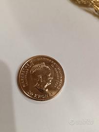 Moneta Danimarca 20 corone kroner 2024