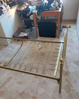 LETTO IN OTTONE VINTAGE (singolo)